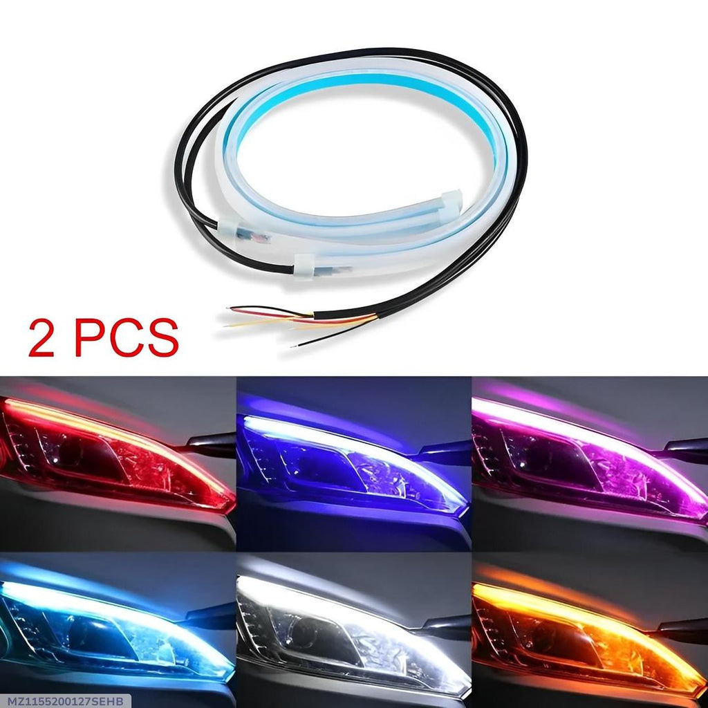 LED Strip Lights for Cars IP67 Waterproof Blue DRL
