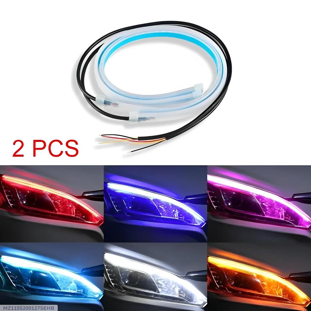 LED Strip Lights for Cars IP67 Waterproof Blue DRL