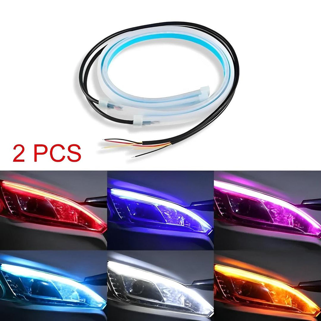 LED Strip Lights for Cars IP67 Waterproof Blue DRL