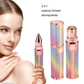 Rechargeable Women's Eyebrow Trimmer Pink ABS