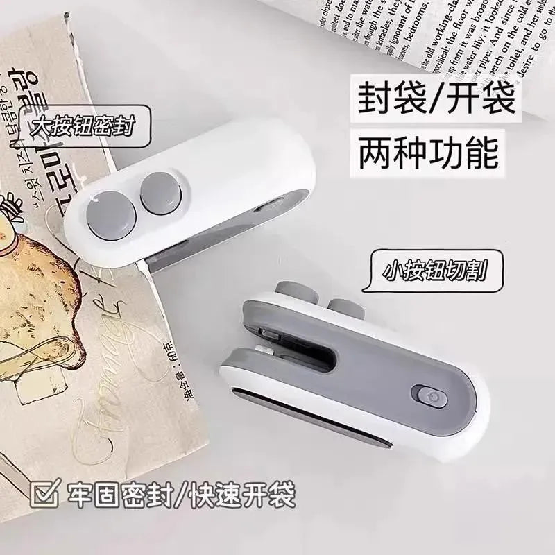 2-in-1 Sealer & Cutter ABS Plastic Home Use