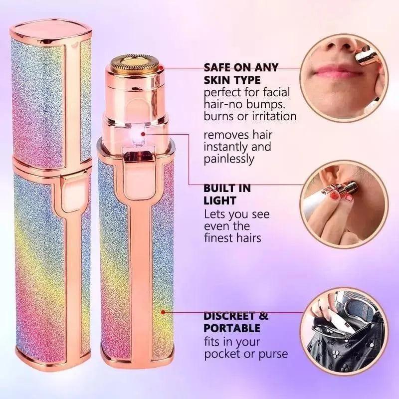 Rechargeable Eyebrow Trimmer with 5 Attachments